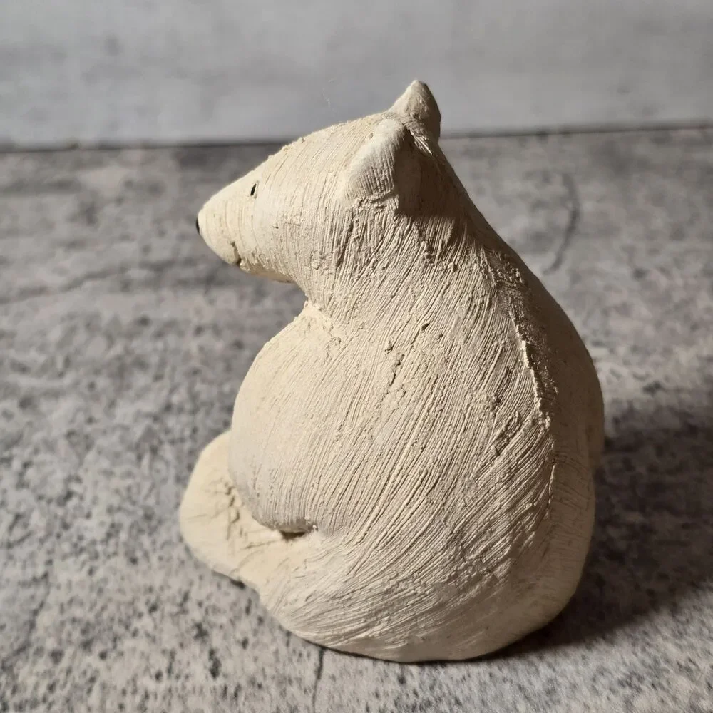 Artesania Rinconada Uruguay Classic Polar Bear Vintage 1980 Signed Retired #79